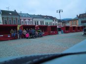 Hasiči stavěli stánky na Adventu v Ústí nad Orlicí